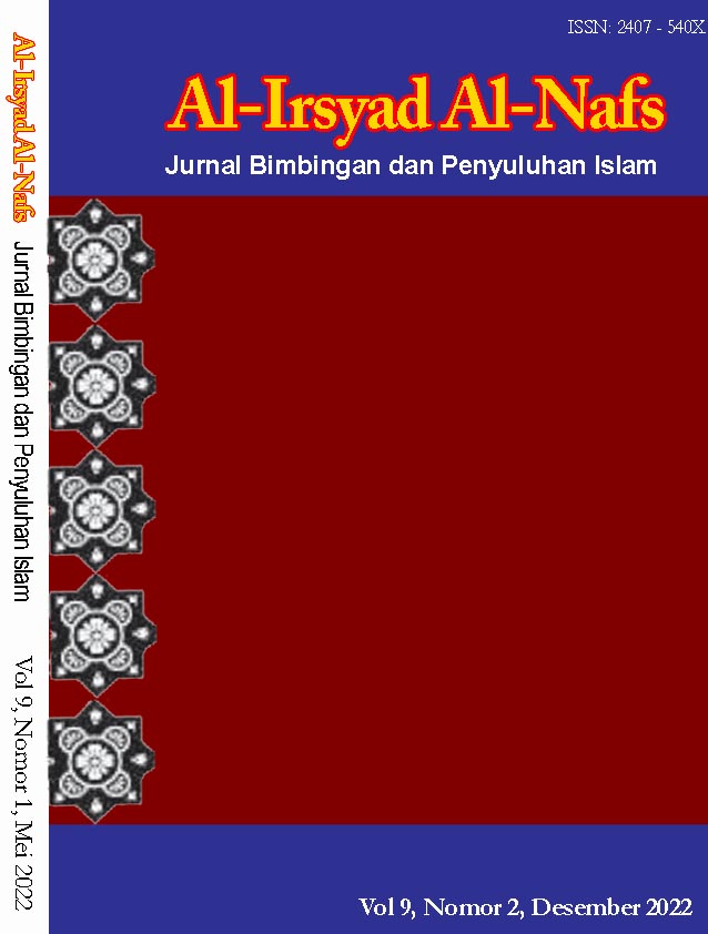 Al-Irsyad Al-Nafs Jurnal Bimbingan dan Penyuluhan Islam, Vol 10, No 1, Mei 2023