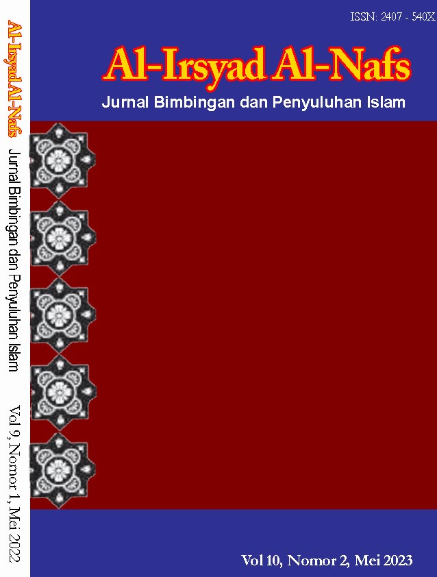 Al-Irsyad Al-Nafs Jurnal Bimbingan dan Penyuluhan Islam, Vol 10, No 1, Mei 2023